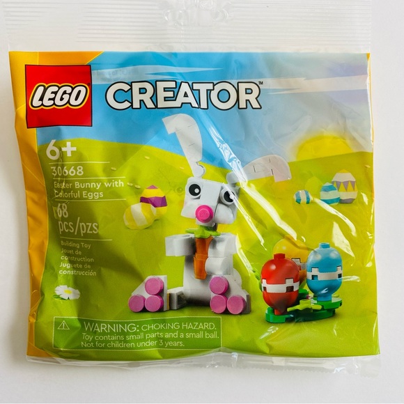 Lego | Easter Bunny With Colorful Eggs NWT 30668 68 Pieces - Picture 1 of 3